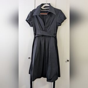 Le Chateau Black Midi Dress
